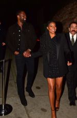 GABRIELLE UNION Leaves YSL Party in Los Angeles 01/04/2020