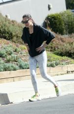 GAL GADOT Out Hikking in Hollywood Hills 01/07/2020