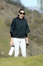 GAL GADOT Out Hikking in Hollywood Hills 01/07/2020