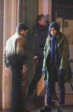 GEMMA CHAN and Kit Harington on the Set of Eternals in London 01/18/2020