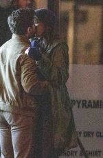 GEMMA CHAN and Kit Harington on the Set of Eternals in London 01/18/2020