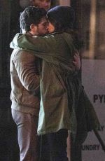 GEMMA CHAN and Kit Harington on the Set of Eternals in London 01/18/2020