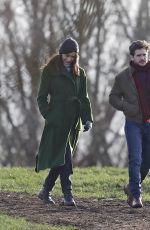 GEMMA CHAN and Kit Harington on the Set of The Eternals in London 01/09/2020