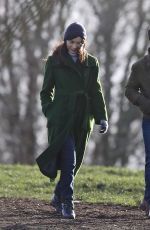 GEMMA CHAN and Kit Harington on the Set of The Eternals in London 01/09/2020