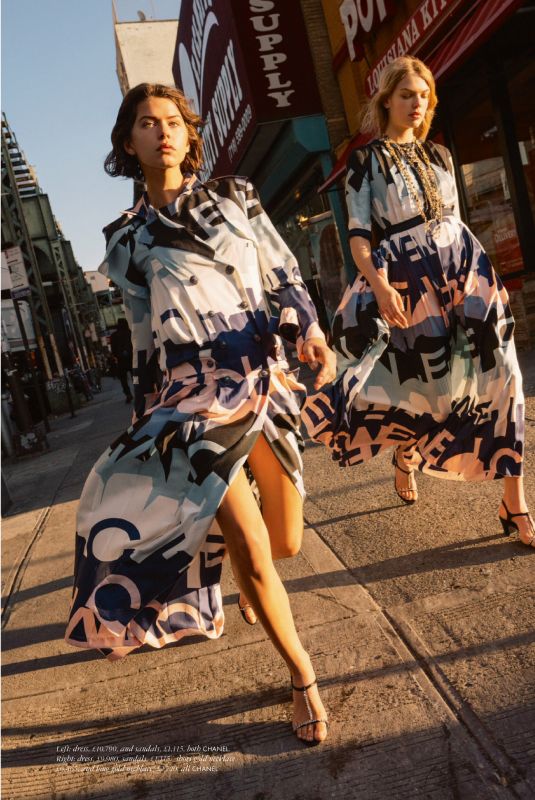 GEORGIA FOWLER, CHARLEE FRASER and LAMEKA FOX in Elle Magazine, UK February 2020