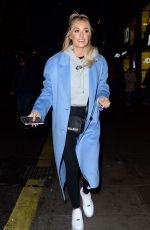 GEORGIA STEEL and LAURA ANDERSON Leaves JD Sports x Anthony Joshua Launch in London 01/20/2020