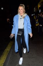 GEORGIA STEEL and LAURA ANDERSON Leaves JD Sports x Anthony Joshua Launch in London 01/20/2020