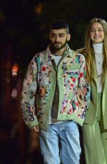 GIGI HADID and Zayn Malik Out in New York 01/11/2020