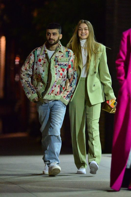 GIGI HADID and Zayn Malik Out in New York 01/11/2020