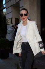 GIGI HADID Arrives at Chanel Fitting at Paris Fashion Week 01/17/2020