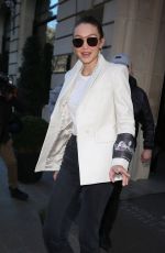 GIGI HADID Arrives at Chanel Fitting at Paris Fashion Week 01/17/2020