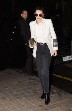 GIGI HADID Arrives at Chanel Fitting at Paris Fashion Week 01/17/2020