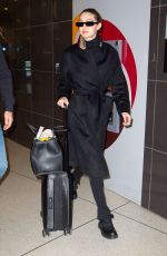 GIGI HADID Arrives at JFK Airport in New York 01/24/2020