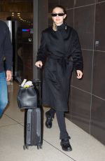 GIGI HADID Arrives at JFK Airport in New York 01/24/2020