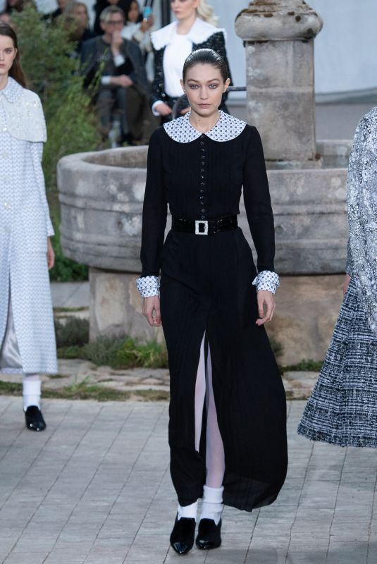 GIGI HADID at Chanel Runway Show at Paris Fashion Week 01/21/2020