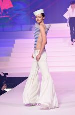 GIGI HADID at Jean-Paul Gualtier Haute Couture Show in Paris 01/22/2020