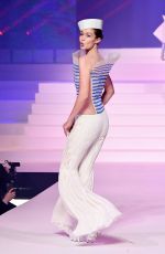 GIGI HADID at Jean-Paul Gualtier Haute Couture Show in Paris 01/22/2020