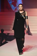 GIGI HADID at Jean-Paul Gualtier Haute Couture Show in Paris 01/22/2020