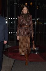 GIGI HADID Heading to Prada Dinner Party at Paris Fashion Week 01/19/2020