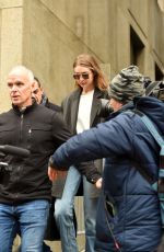 GIGI HADID Leaves Manhattan Criminal Court in New York 01/13/2020