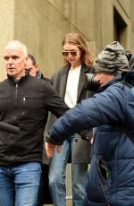 GIGI HADID Leaves Manhattan Criminal Court in New York 01/13/2020