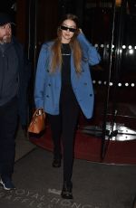 GIGI HADID Out and About in Paris 01/19/2020