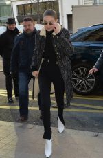 GIGI HADID Out and About in Paris 01/21/2020