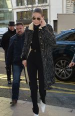 GIGI HADID Out and About in Paris 01/21/2020
