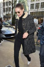 GIGI HADID Out and About in Paris 01/21/2020