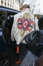 GIGI HADID Out and About in Paris 01/22/2020