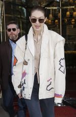 GIGI HADID Out and About in Paris 01/22/2020