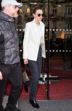 GIGI HADID Out at Paris Fashion Week 01/17/2020