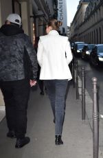 GIGI HADID Out at Paris Fashion Week 01/17/2020