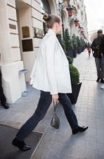 GIGI HADID Out at Paris Fashion Week 01/17/2020