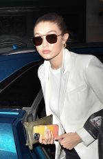 GIGI HADID Out at Paris Fashion Week 01/17/2020
