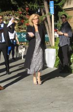 GILLIAN ANDERSON Leaves Four Seasons Hotel in Beverly Hills 01/03/2020