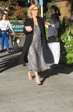 GILLIAN ANDERSON Leaves Four Seasons Hotel in Beverly Hills 01/03/2020