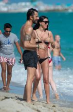 GIORGIA GABRIELE in Bikini at a Beach in Miami 01/03/2020