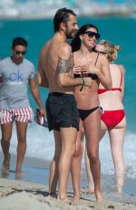 GIORGIA GABRIELE in Bikini at a Beach in Miami 01/03/2020