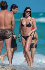 GIORGIA GABRIELE in Bikini at a Beach in Miami 01/03/2020