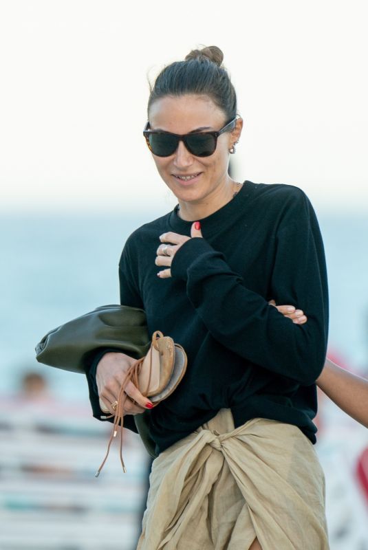 GIRGIA TORDINI Out on the Beach in Miami 01/03/2020