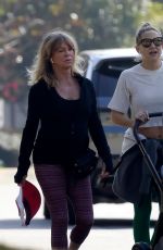 GOLDIE HAWN and KATE HUDSON Out in Pacific Palisades 01/25/2020