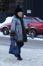 GOLDIE HAWN Out and About in Aspen 12/31/2019