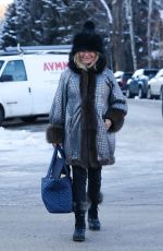 GOLDIE HAWN Out and About in Aspen 12/31/2019