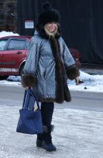 GOLDIE HAWN Out and About in Aspen 12/31/2019