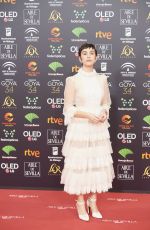 GRETA FERNANDEZ at 34th Goya Cinema Awards 2020 in Madrid 01/25/2020