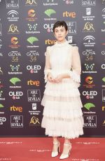 GRETA FERNANDEZ at 34th Goya Cinema Awards 2020 in Madrid 01/25/2020