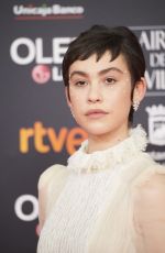 GRETA FERNANDEZ at 34th Goya Cinema Awards 2020 in Madrid 01/25/2020