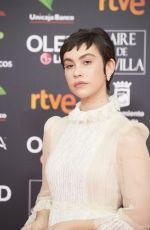 GRETA FERNANDEZ at 34th Goya Cinema Awards 2020 in Madrid 01/25/2020