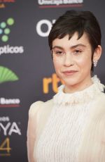GRETA FERNANDEZ at 34th Goya Cinema Awards 2020 in Madrid 01/25/2020
